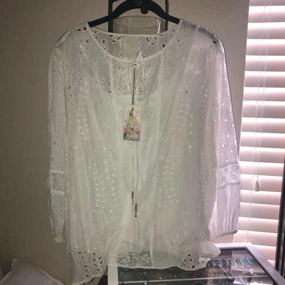 Johnny Was NWT Janine peasant top - Picture 12 of 17